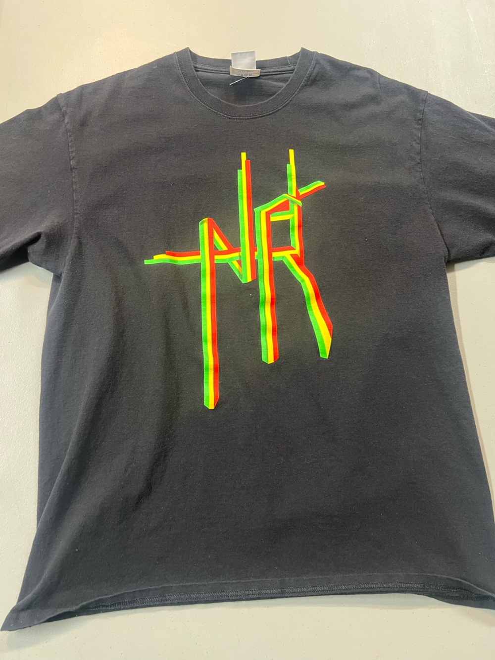 Noted Royalty NR Rasta Graphic T Shirt Men’s L Black Red Yellow Green